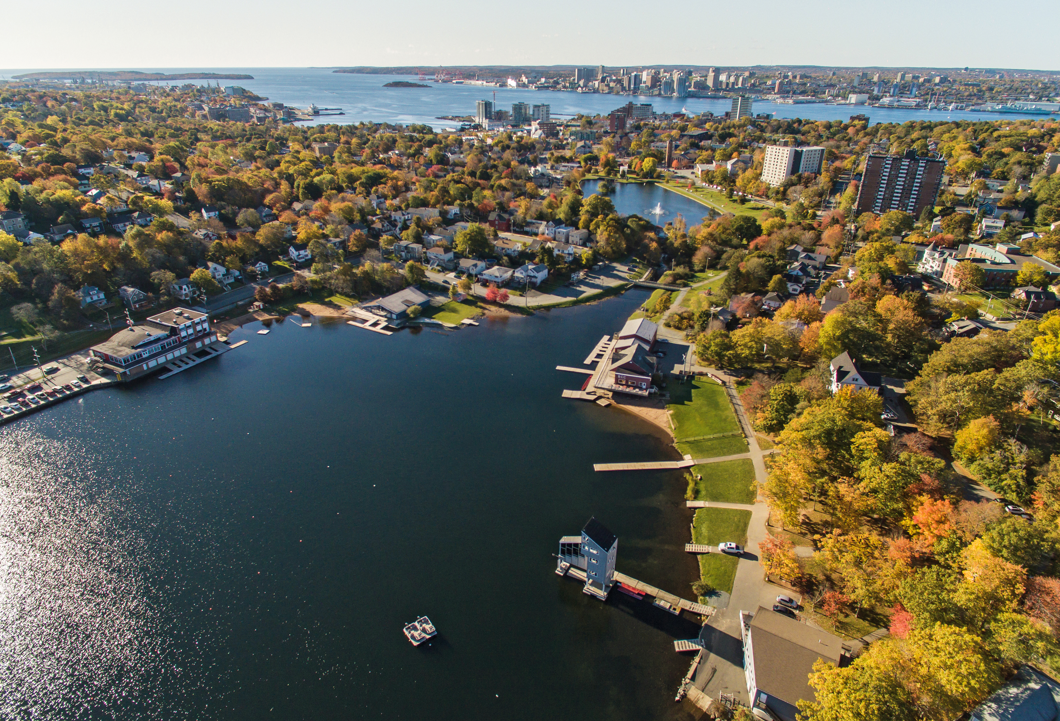 Dartmouth Nova Scotia Aerial view